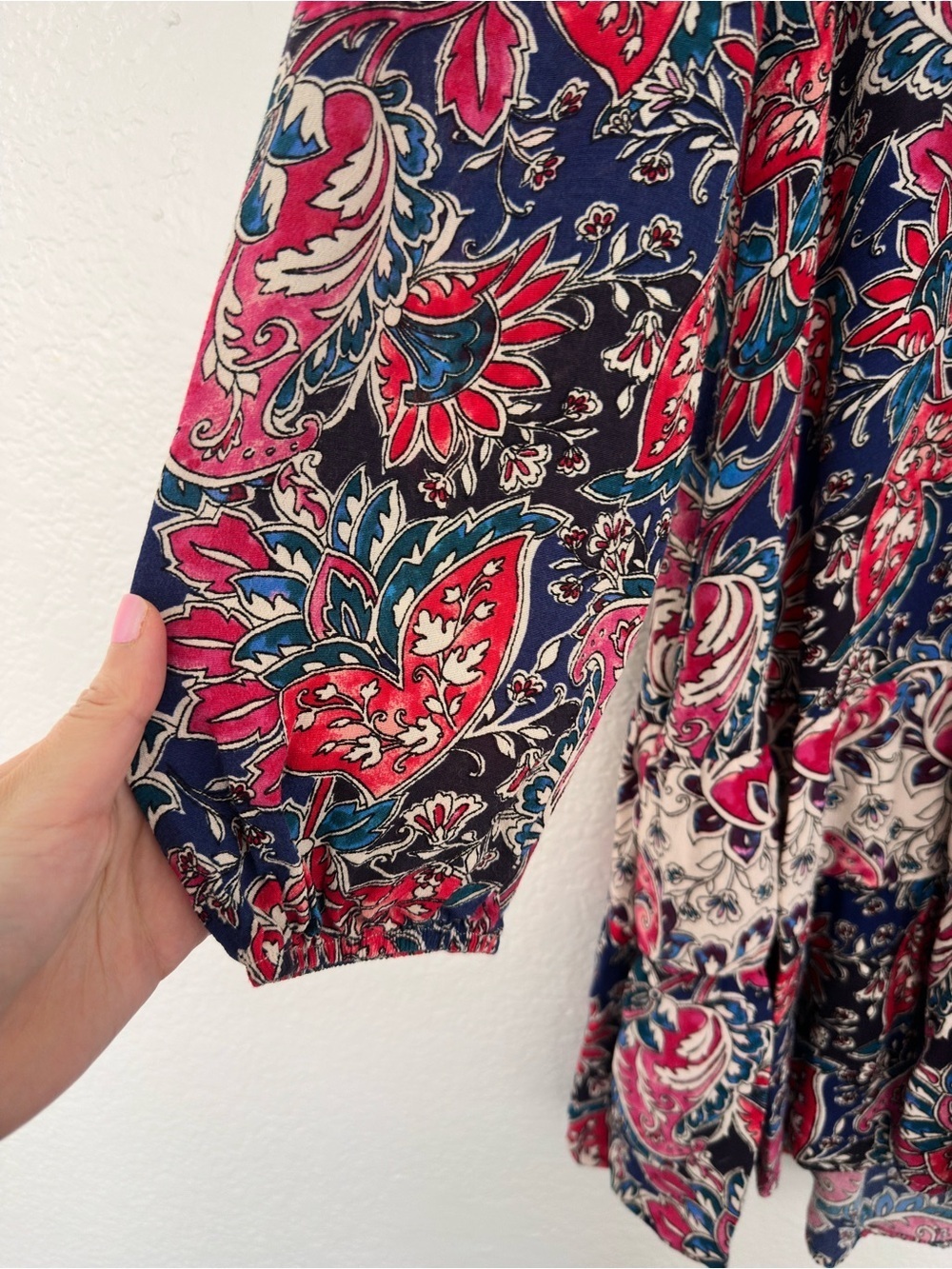 Anthropologie Spliced Tie-Neck Tunic Mini Dress - Picture 8 of 10